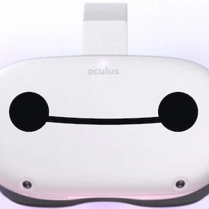 Meta Quest 1 e 2 - Adesivo de viseira Baymax