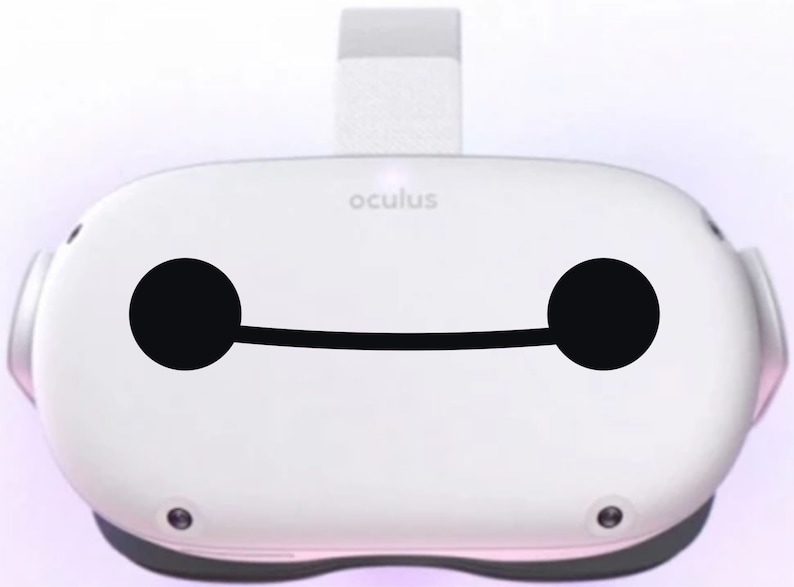 Oculus Quest 2 Baymax visor sticker Electronics & Accessories Laptop