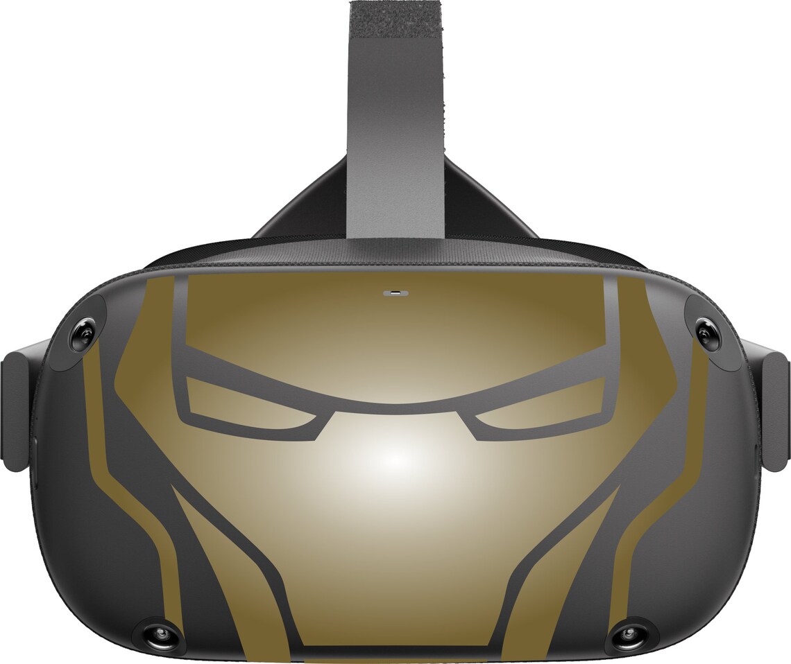Oculus Quest Iron Man Visor Sticker Etsy
