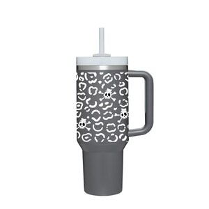 SKULLZ 2 Leopard 44&quot; Stanley Vinyl Sticker
