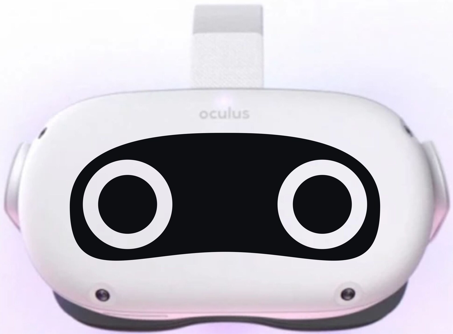 Oculus Quest 2 Blooper Visor Sticker Etsy