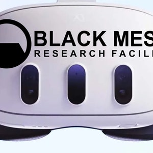 Meta Quest 3 - Black Mesa Visier Sticker