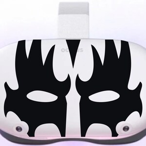 Pegatina de visera de Meta Quest 2 - The Demon (Gene Simmons - KISS)