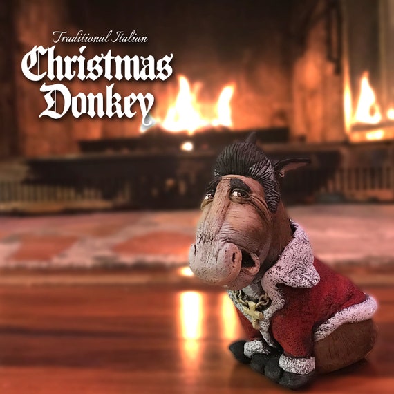 dominick the italian christmas donkey stuffed animal