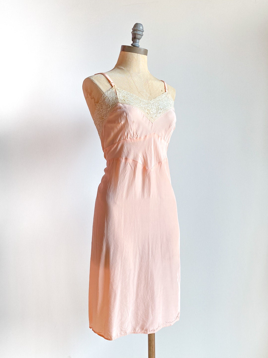 Vintage 1930s Slip Dress Vintage Slip Dress Vintage Pink Etsy