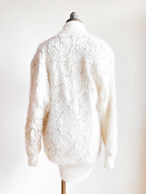 vintage 80s sweater, Vintage cream sweater, vinta… - image 8