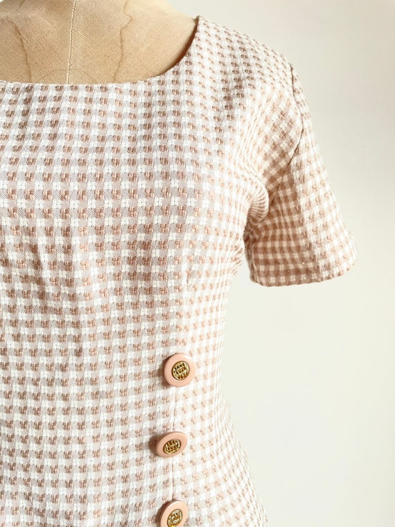 90s dress, vintage gingham dress, 90s gingham dre… - image 6