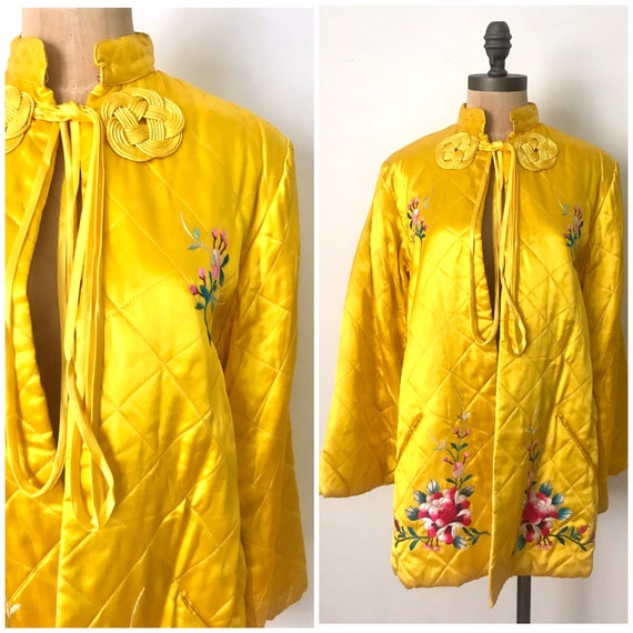 Vintage souvenir jacket - vintage Chinese robe - v