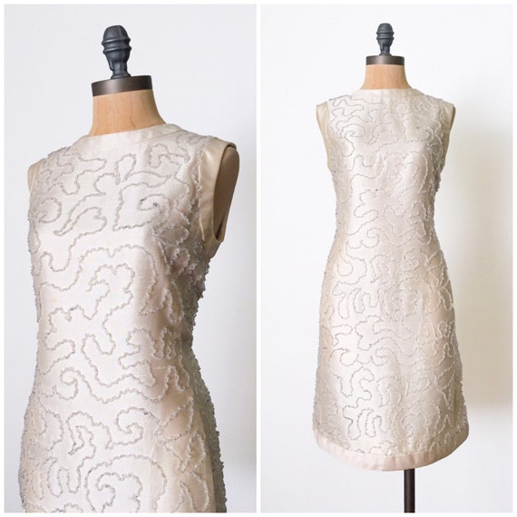 vintage shift dress - vintage cocktail dress - vin