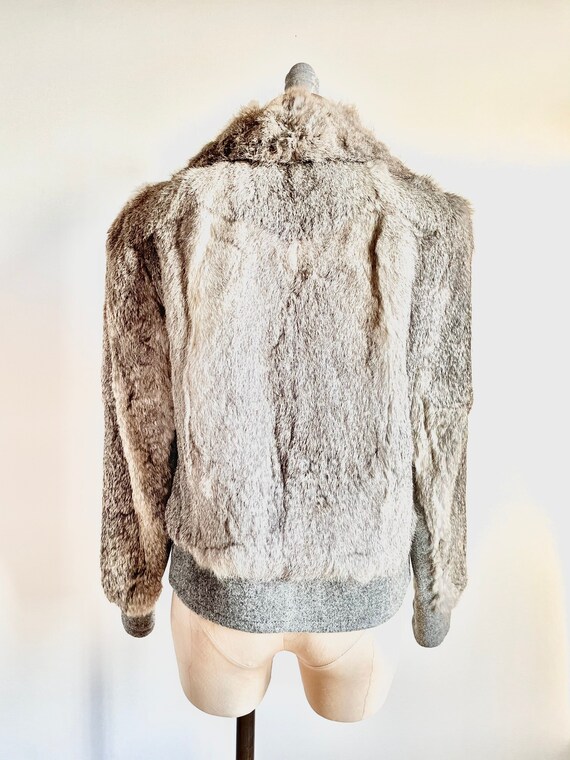 Vintage rabbit fur jacket - vintage fur coat - vi… - image 7