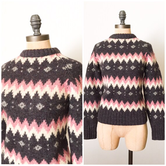 Vintage Woolrich sweater - woolrich fairisle sweat
