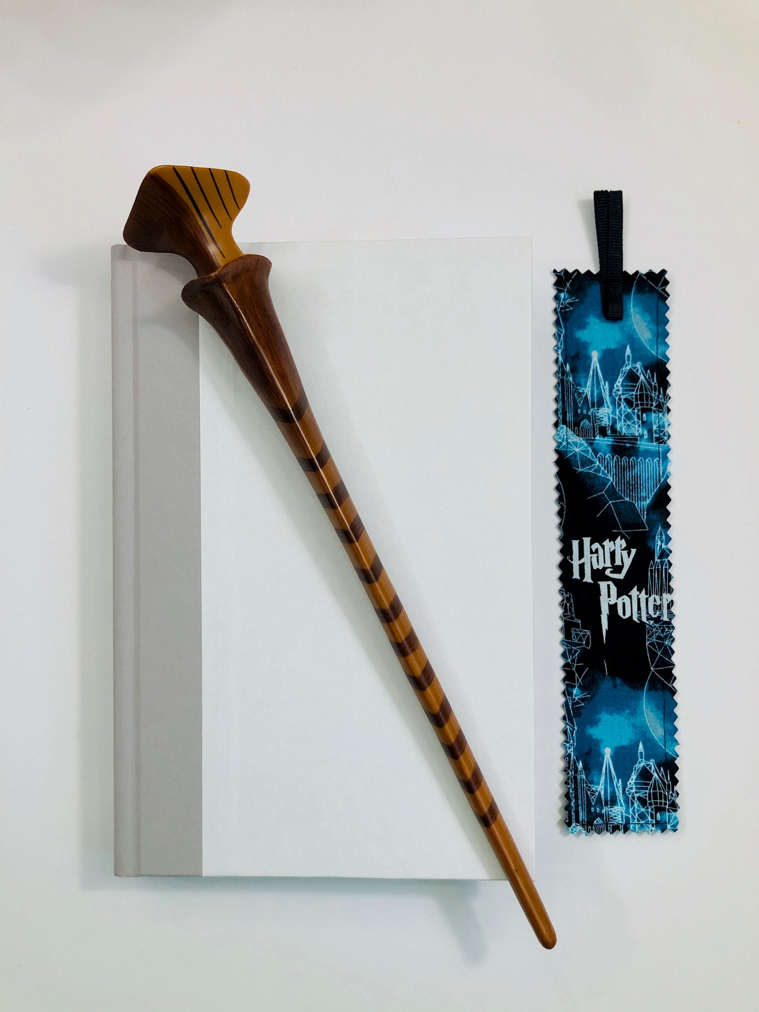 Harry Potter Zigzag Bookmark Fabric Bookmark Fabric Page Etsy