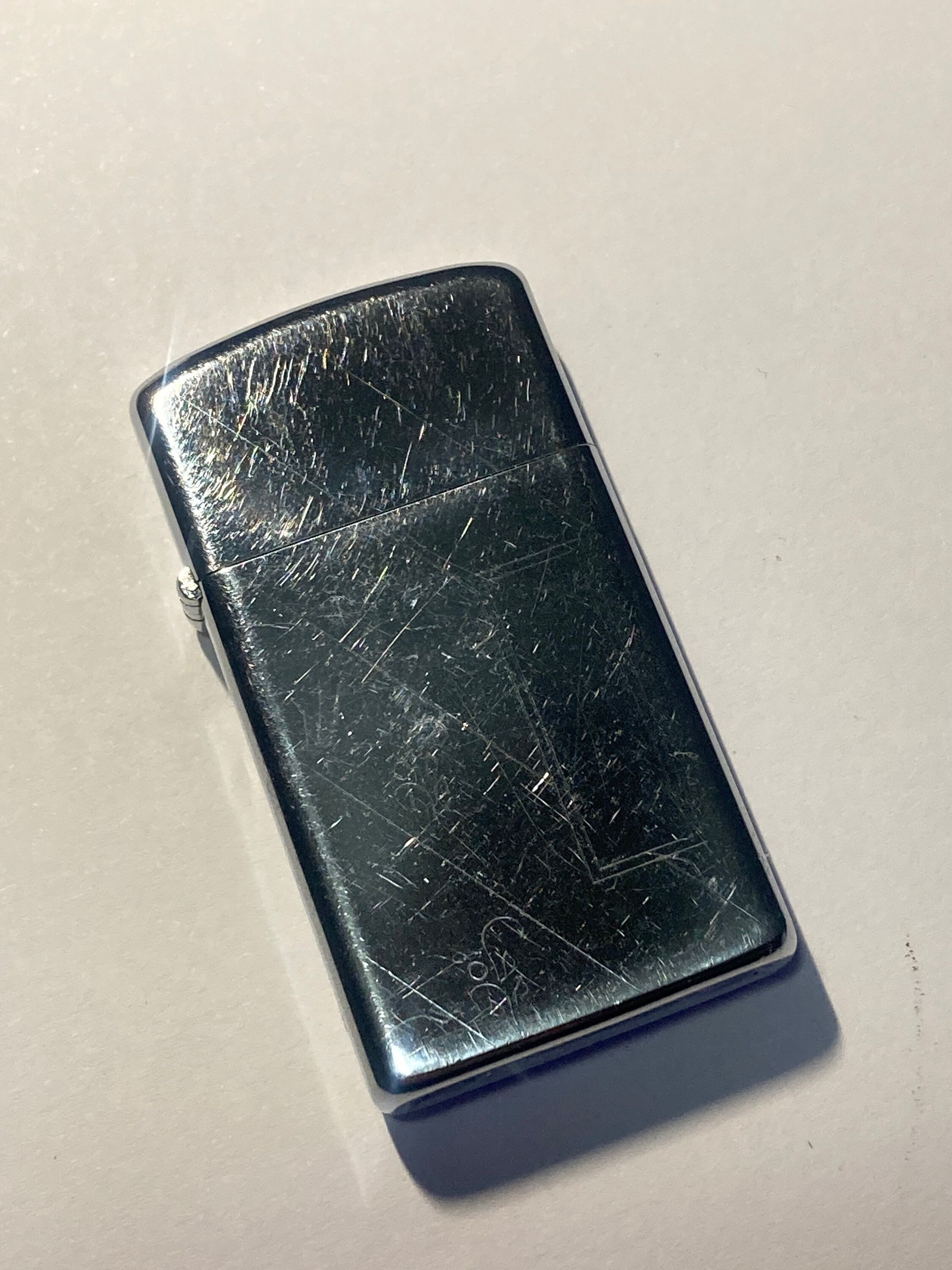 Vintage 1972 Pinstripe Zippo Slim Niagara Falls Etsy.de