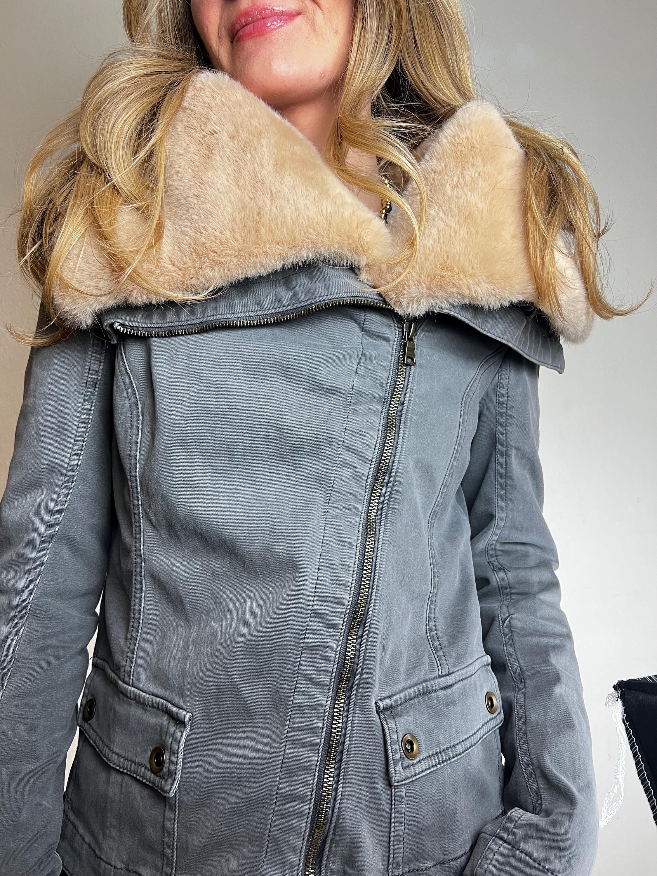 Y2k Faux Fur Jacket - Etsy