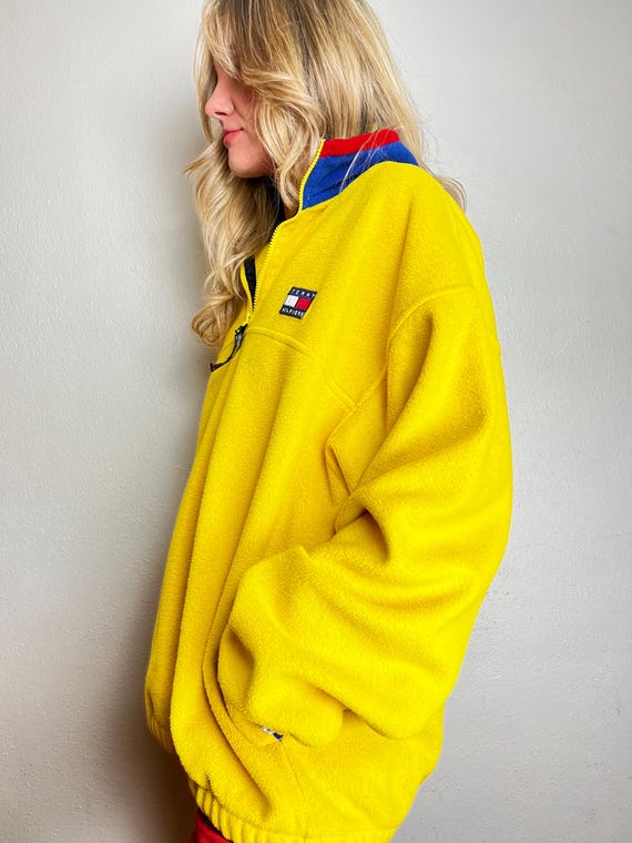 Vintage Tommy Hilfiger Fleece Half Zip - Etsy