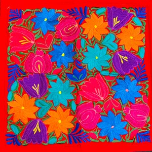 Hand Embroidered Guatemalan Pillow Covers image 3
