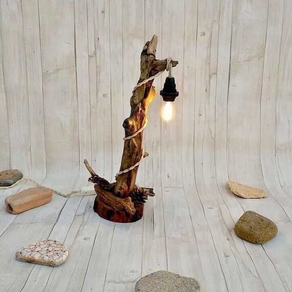 rustic reading lamp