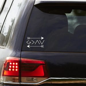 God is Greater than the Highs and Lows, God is Greater Decals, Car Window Decals, Coffee Tumbler Decals, Tumbler Decals, Laptop Decals