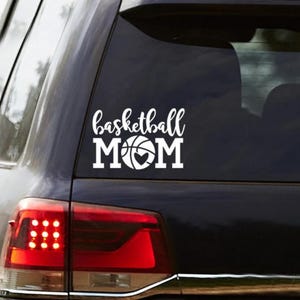 Basketball Mom Car Decal, Basketball Window Decals, Yeti Tumbler Decals, Coffee Tumbler Decals, Decals for Cars and Tumblers, Decal Gifts