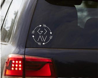God is Greater Decal, Car Decals, Tumbler Decals, God is Greater than the Highs and Lows, Laptop Decals