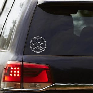 God is Greater than the Highs and Lows, God is Greater Decals, Car Window Decals, Coffee Tumbler Decals, Tumbler Decals, Laptop Decals