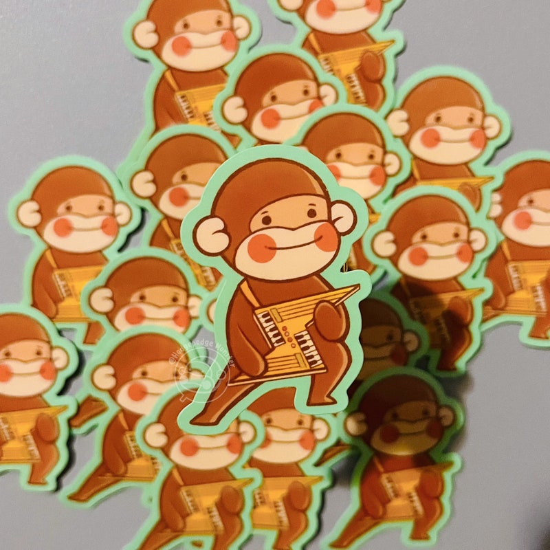 Rockstar Monkey Rock Star Monkey - Etsy
