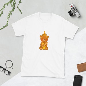 T-shirt unisexe à manches courtes Honey Bear