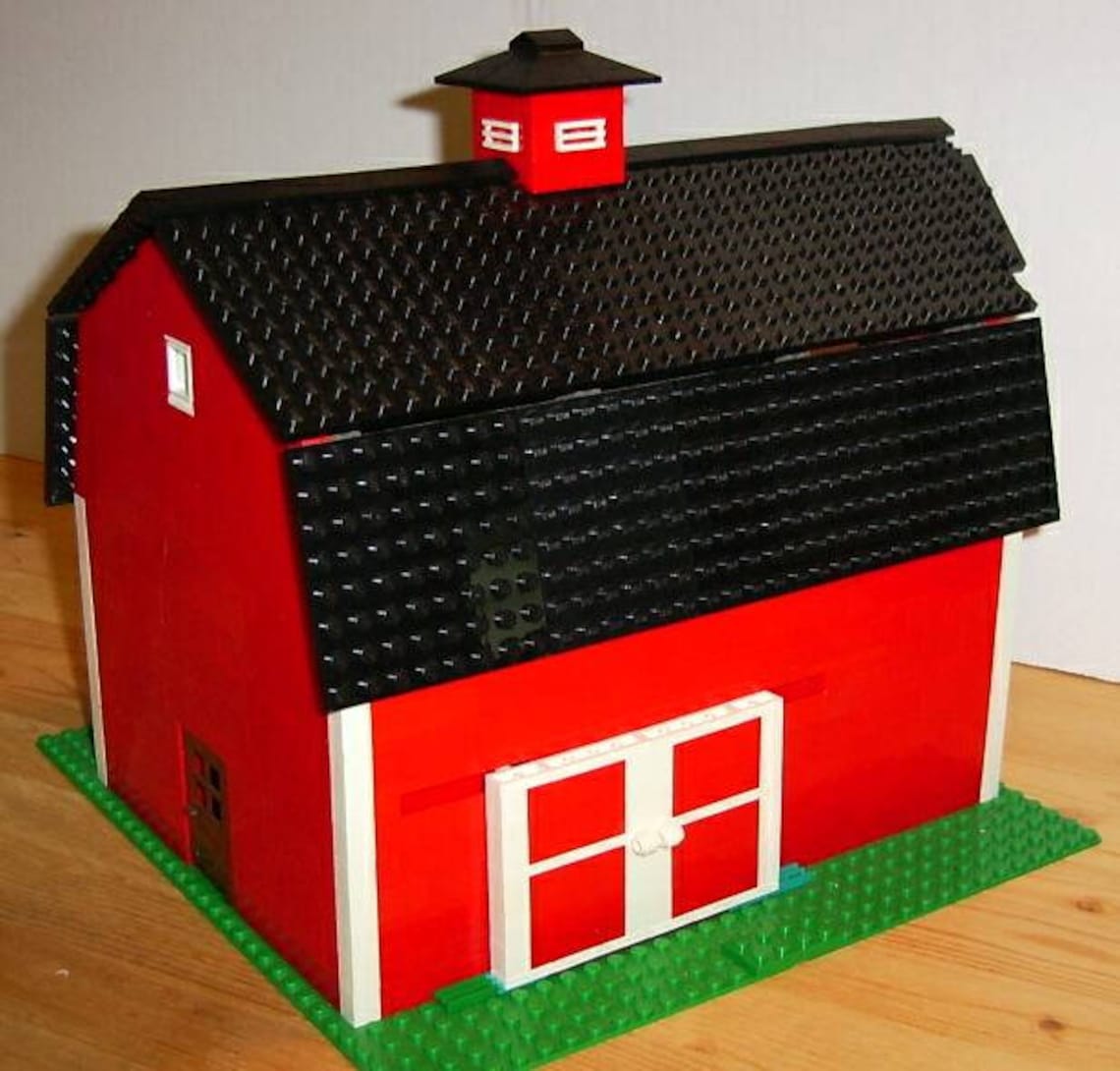 Classic Red Barn Building Instructions Use Your Own Legos to Build This