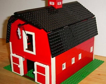 Classic Red Barn building instructions - use your own LEGOs to build this custom model