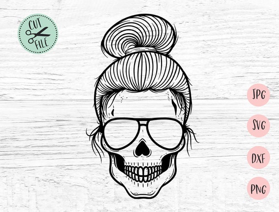 Download Skull American Mom svg, Mom Life Svg, Skull Svg, Mom Life ...