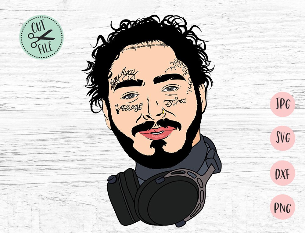 Post Malone Svg Stay Away Svg Post Malone Birthday Post Etsy