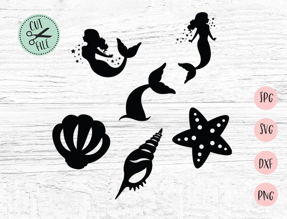 Download Mermaid Svg Bundle, Mermaid Svg, Mermaid Cut File, Mermaid ...