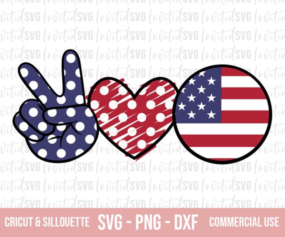 Free Free 72 Peace Love America Svg Free SVG PNG EPS DXF File