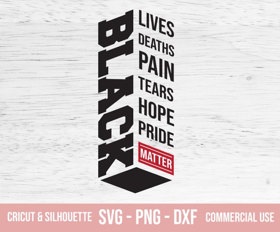 Download Free Black Lives Matter Svg Black Pride Svg Deaths Pain Tears Etsy SVG Cut Files