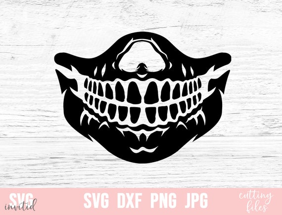 Download Skull Mouth Mask Svg, Face Mask Svg, Skull Mask Svg, Sugar ...