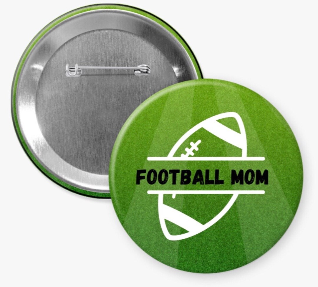 Football Back Button Football Mom/dad. Sports. Pin Back Button. - Etsy