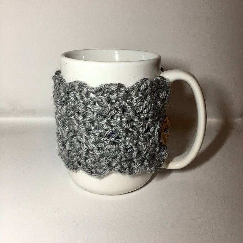 Wrap Me Up Mug Cozy Crochet Pattern Crochet Cozy Pattern Crochet Drink Pattern Knit Pattern zdjęcie 6