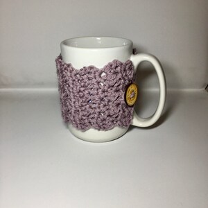 Wrap Me Up Mug Cozy Crochet Pattern Crochet Cozy Pattern Crochet Drink Pattern Knit Pattern zdjęcie 7