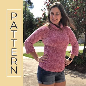 Meralda Crochet Sweater Pattern | womens crochet pattern | velvet sweater | crochet sweater pattern | DIY project