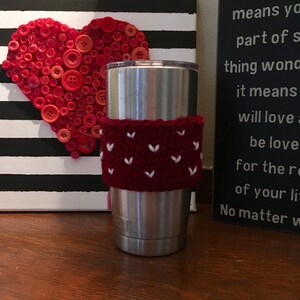Cup Cozy| Coffee Cup Cozy | Tumbler Sleeve | Crochet Cup Wrap | — READY TO SHIP!!