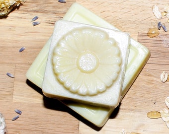 Barra de loção de ervas com óleo de coco 100% totalmente natural, eczema, psoríase, antienvelhecimento, sensível - óleo de coco, óleos essenciais, cera de abelha, manteiga de karité
