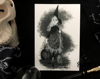 Little Victorian Witch Mini-Print