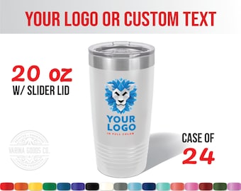 Vaso impreso a todo color de 20 oz: CAJA de 24