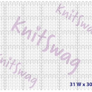 Best Knitting Chart for Designing Fair Isle Knitting (Landscape)  BLANK | Better than a spreadsheet!
