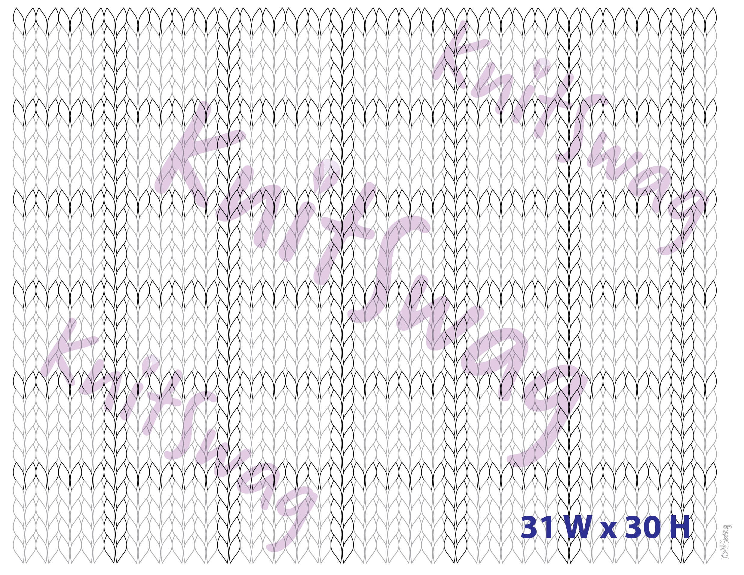 knitting graph paper