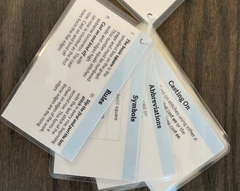 Guía de referencia de bolsillo de Number Knitting, para consultarla de forma rápida y sencilla mientras tejes tu unidad con forma para tu proyecto de Number Knitting.