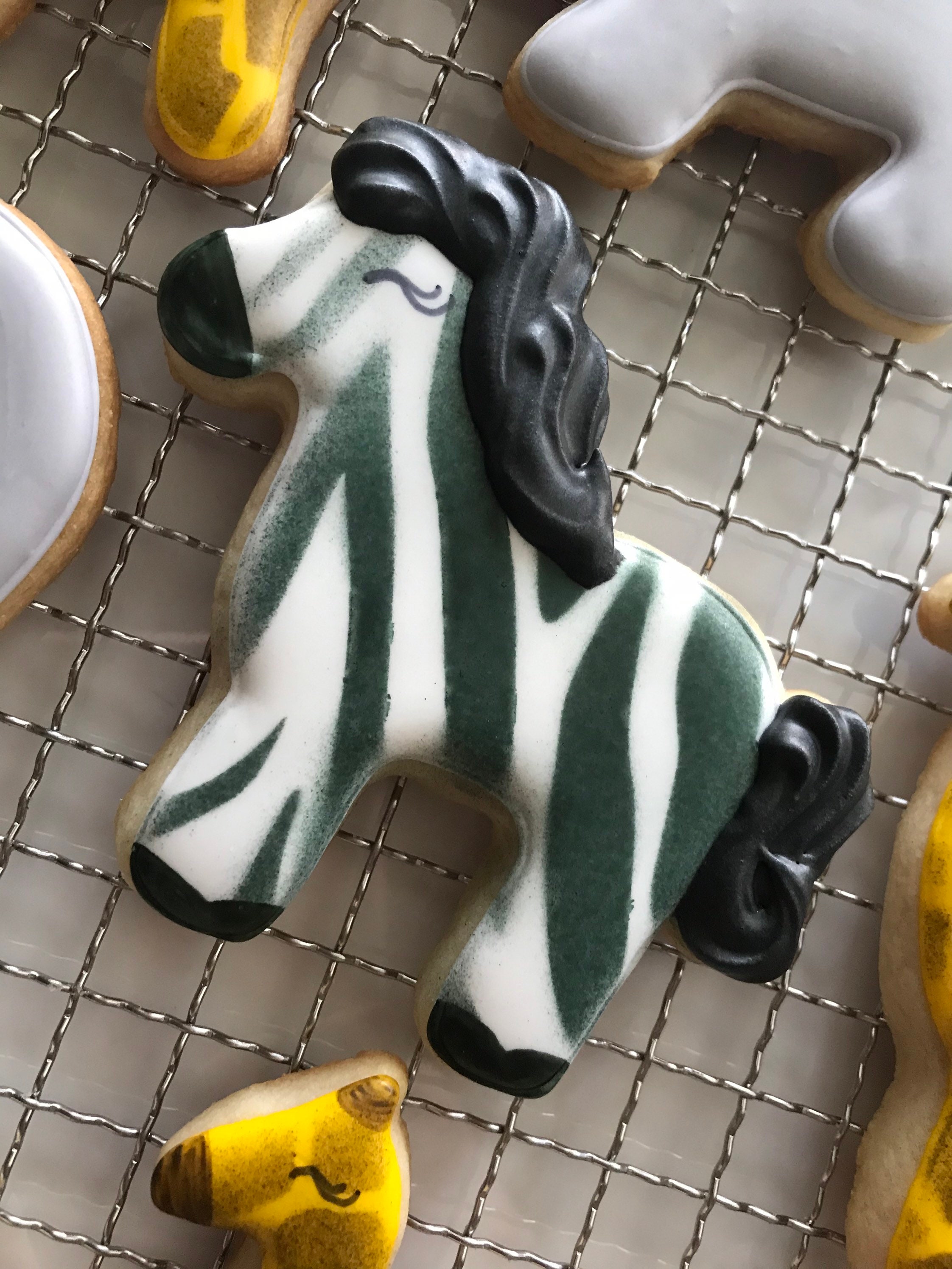 Zebras sugar cookies Etsy