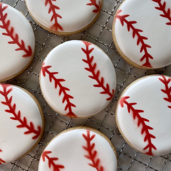 Baseball Cookies - Etsy