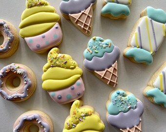 12 sweet one cookies, two sweet birthday, treats favors, birthday party, birthday cookies, sweet 1 cookies, 2 sweet cookies