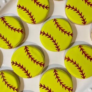 12 Softball-Plätzchen